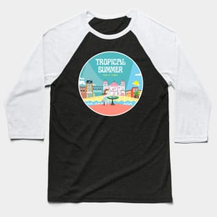 TROPICAL SUMMER Baseball T-Shirt